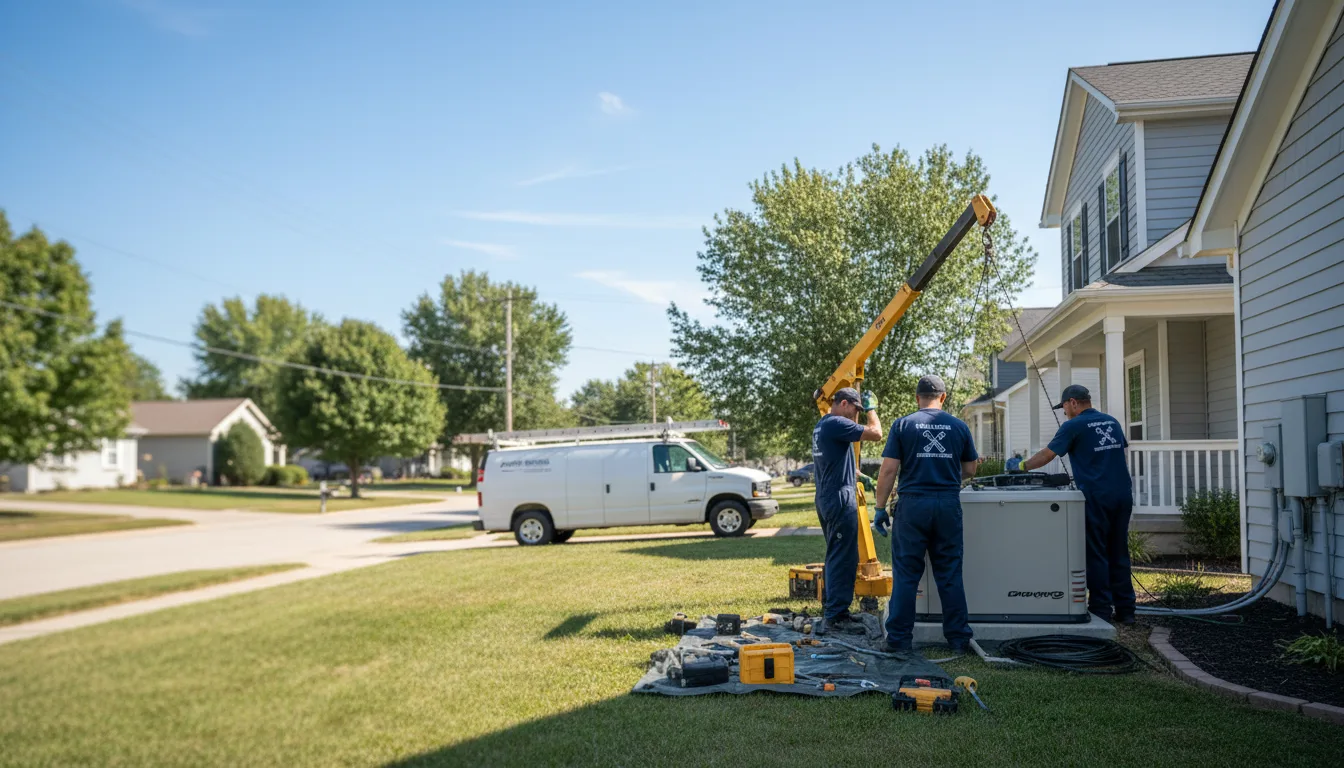Generator Installation in Round Top, TX near me